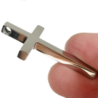 Gift Pure Titanium Cross Pendant Unisex Rust-Proof Durable Faith Symbol