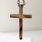 Gift Pure Titanium Cross Pendant Unisex Rust-Proof Durable Faith Symbol