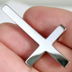 Gift Pure Titanium Cross Pendant Unisex Rust-Proof Durable Faith Symbol