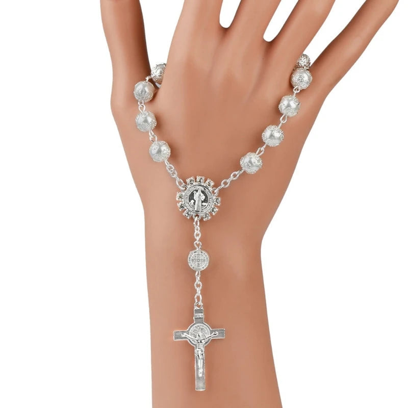 One Decade Auto Rosary Beads Catholic Bracelet