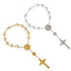 One Decade Auto Rosary Beads Catholic Bracelet