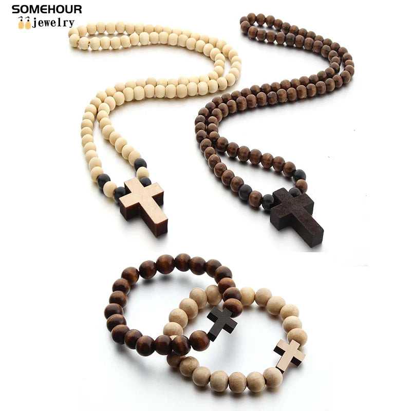 Vintage Cross Pendant  45cm