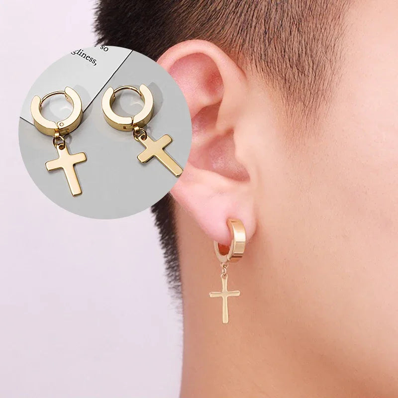 Ear Hoop Earrings Pendant Piercing