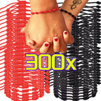 Red Black String Bracelets for Lucky