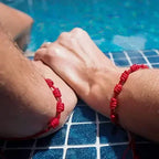 Red Black String Bracelets for Lucky