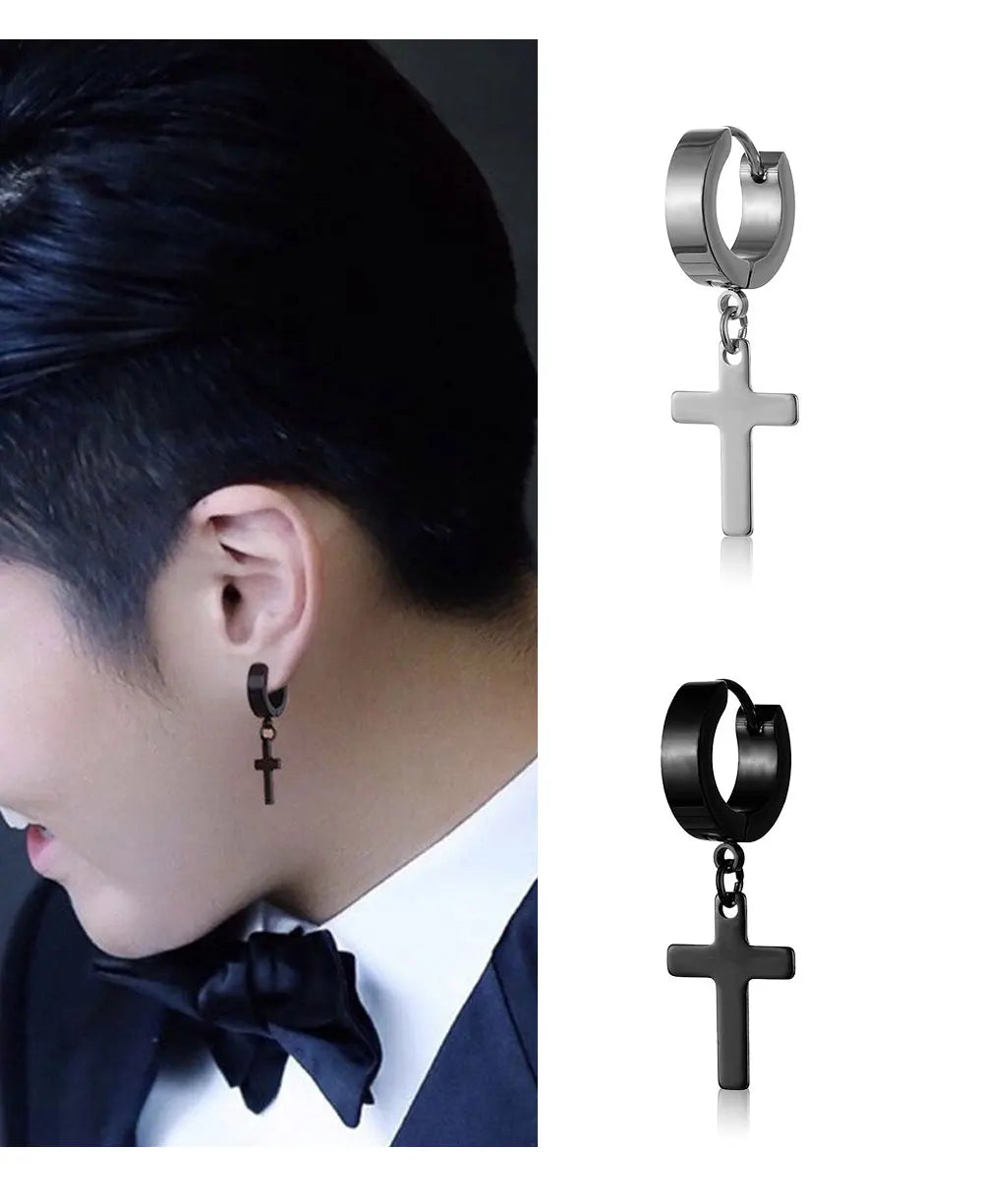 Ear Hoop Earrings Pendant Piercing
