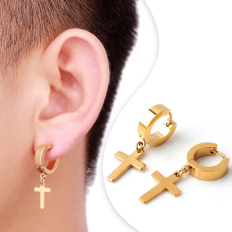 Ear Hoop Earrings Pendant Piercing
