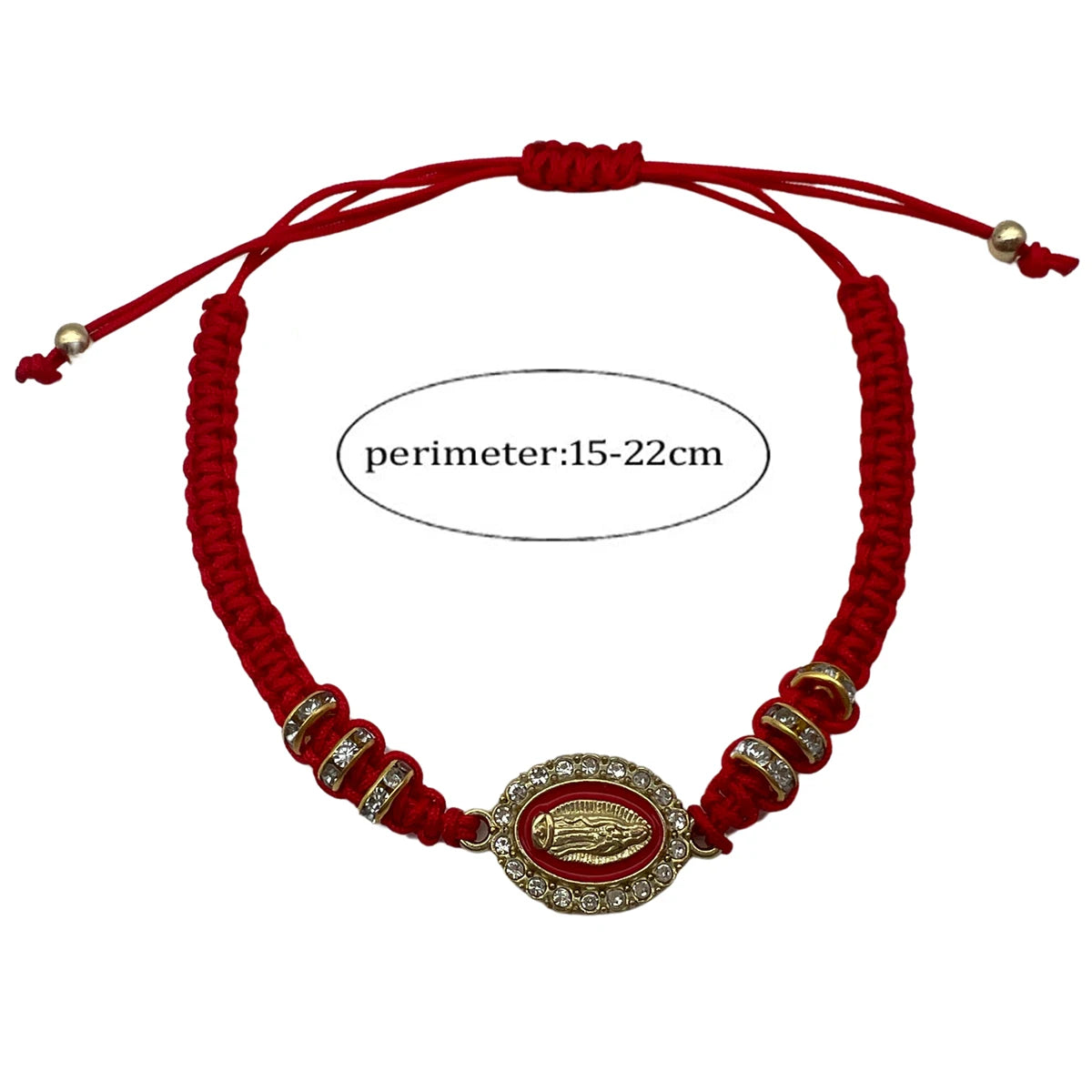 Handmade String Virgin Mary Mexican Braclets