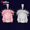 Iced Out Ratten Jesus Necklace Pendant