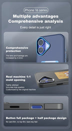 New-tech NFC Function Phone Case For Iphone 16 Pro Max DIY Cases E Ink Screen Phone Cover Cartoon Girl Fundas Battery Free