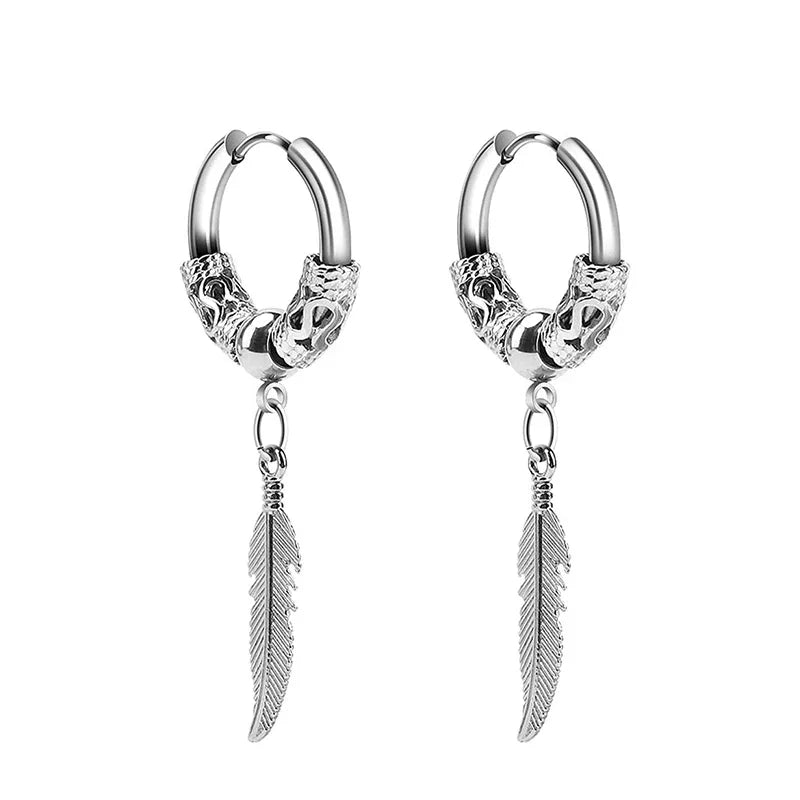Ear Hoop Earrings Pendant Piercing