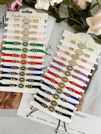 Handmade String Virgin Mary Mexican Braclets