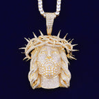 Iced Out Ratten Jesus Necklace Pendant