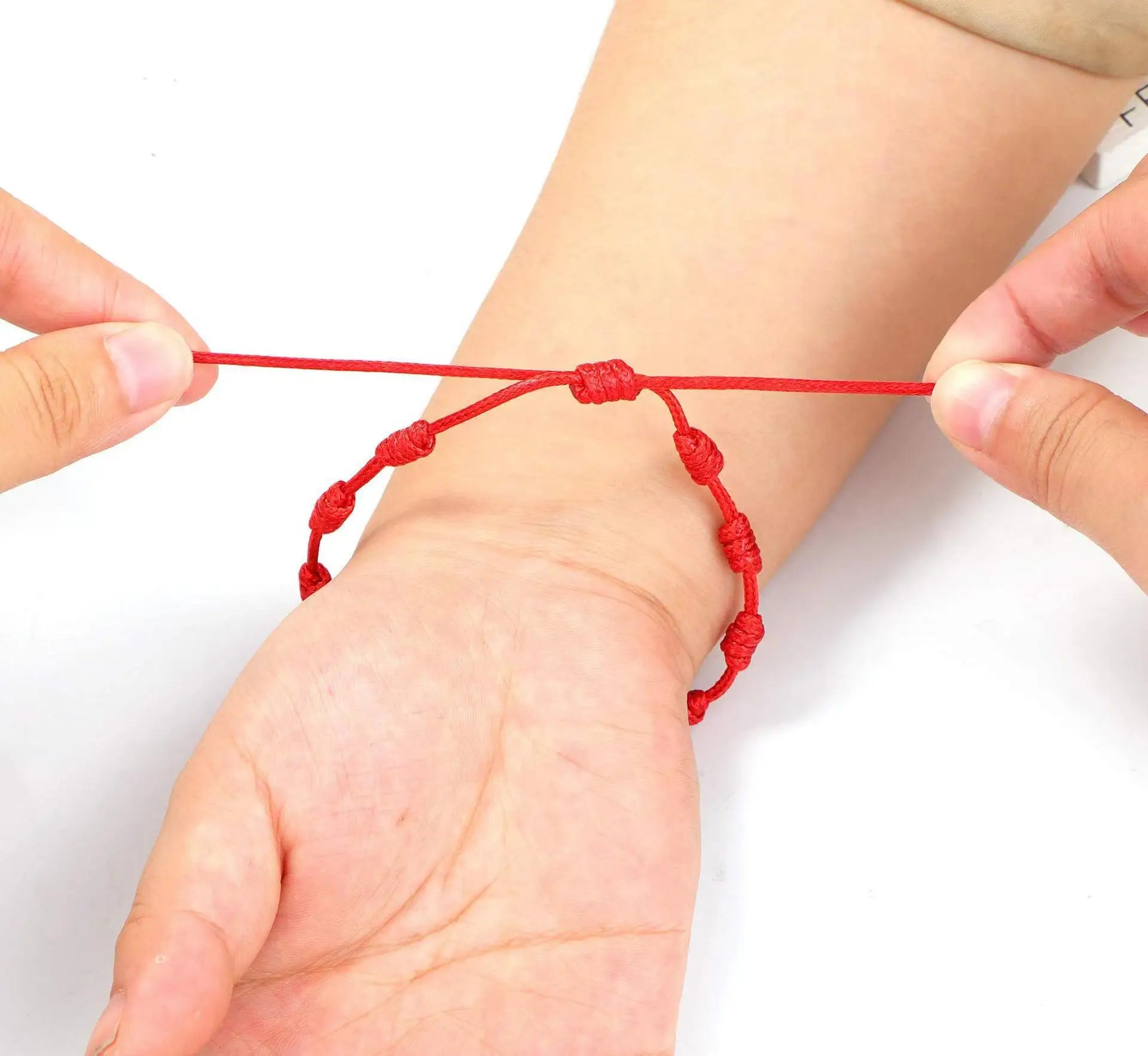 Red Black String Bracelets for Lucky