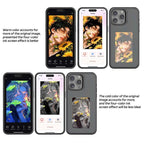 New-tech NFC Function Phone Case For Iphone 16 Pro Max DIY Cases E Ink Screen Phone Cover Cartoon Girl Fundas Battery Free