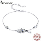 BAMOER 925 Sterling Silver Fatima Hand Lucky
