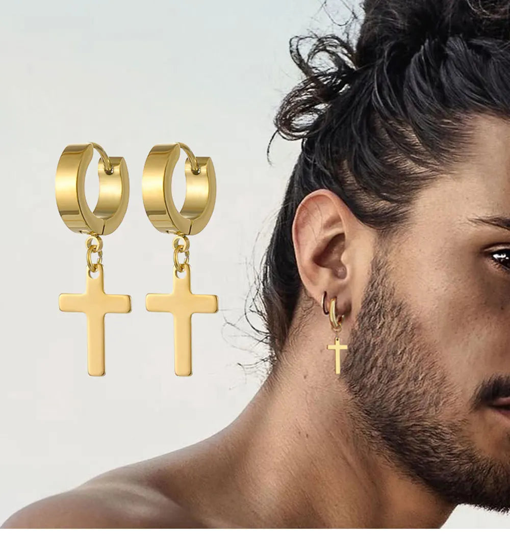 Ear Hoop Earrings Pendant Piercing